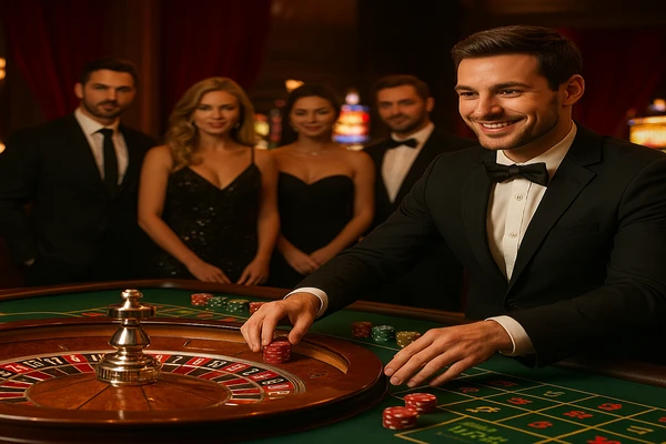 লাইভ টেবিল গেম পরিবেশে ডিলারের উপস্থিতি