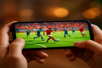 qqgg মোবাইল-উপযোগী গেমিং প্ল্যাটফর্ম ইন্টারফেসের একটি নমুনা